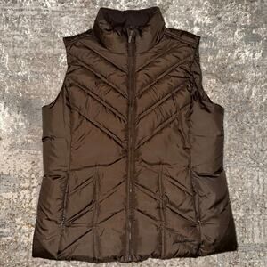 Eddie Bauer 2008 Premium Goose Down Puffer Vest Size Women’s Large